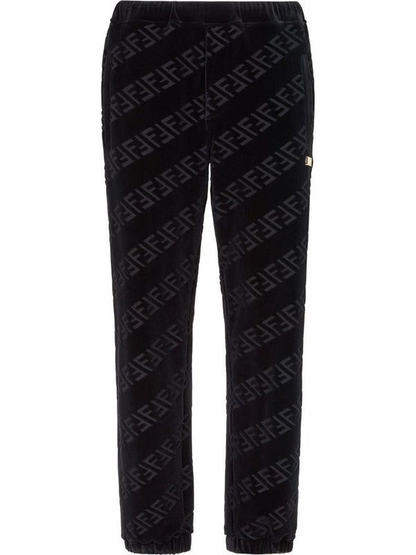 Fendi Slim-fit Tapered Webbing-trimmed Fleece-back Jersey Sweatpants In  Black | ModeSens | Sweatpants, Fendi shirt, Fendi
